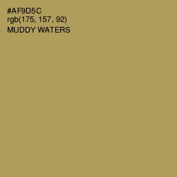 #AF9D5C - Muddy Waters Color Image